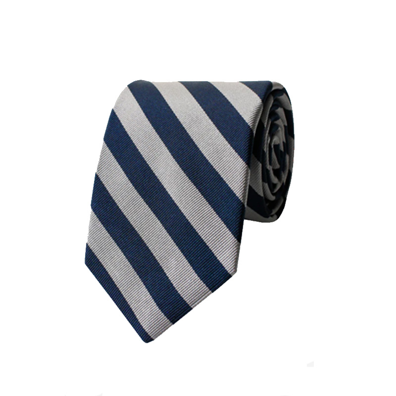 Gitman Navy and Silver 1/2 Inch Two Bar Repp Stripe Neck Tie Gitman Navy and Silver 1/2 Inch Two Bar Repp Stripe Neck Tie
