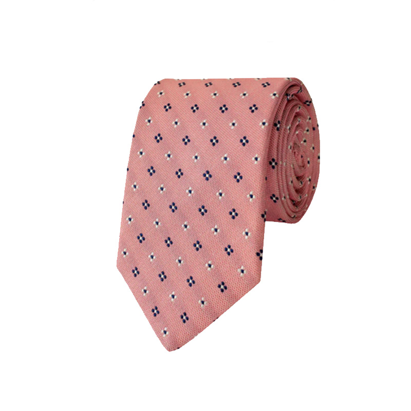 Gitman Pink Woven Neat Silk and Cotton Neck Tie Gitman Pink Woven Neat Silk and Cotton Neck Tie