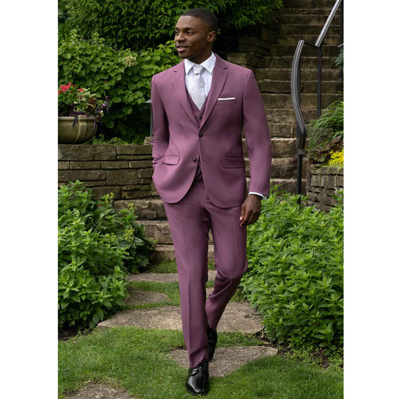 Men's Violet Sharkskin Power Stretch Suit Men's Violet Sharkskin Power Stretch Suit